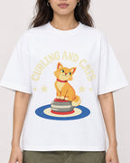 Mockup Boxy Heavyweight Tee White female close-up 02