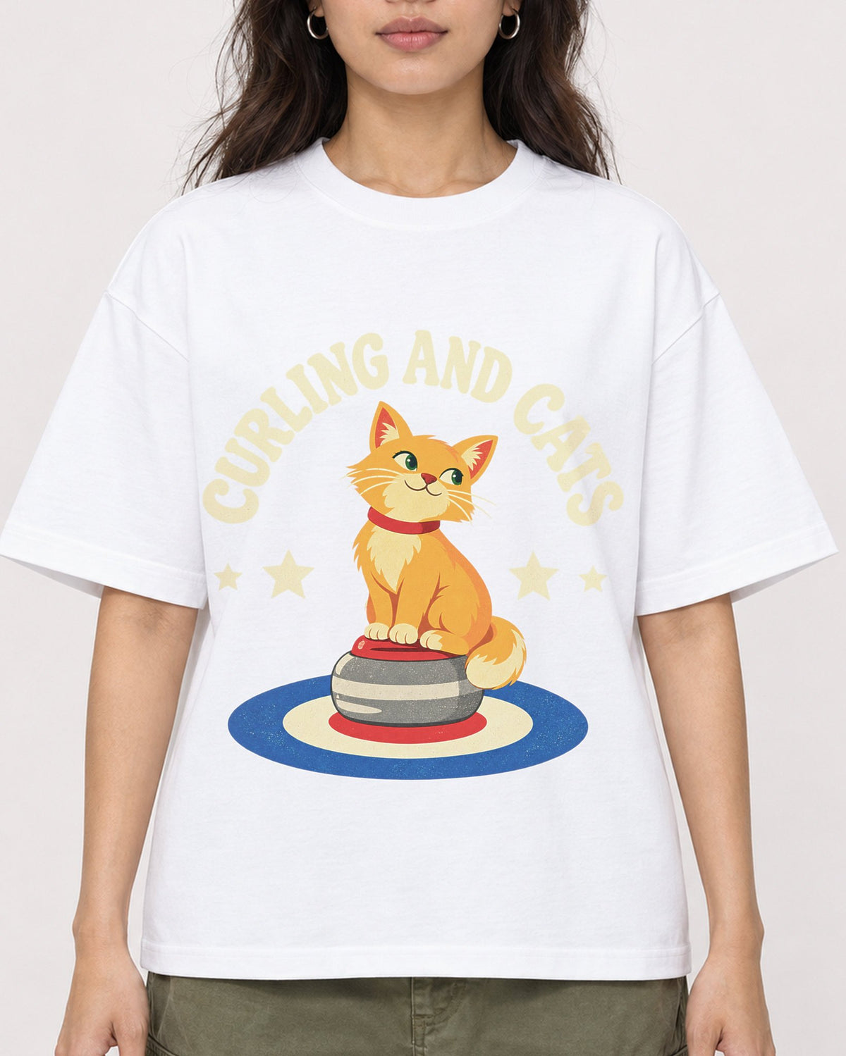 Mockup Boxy Heavyweight Tee White female close-up 02