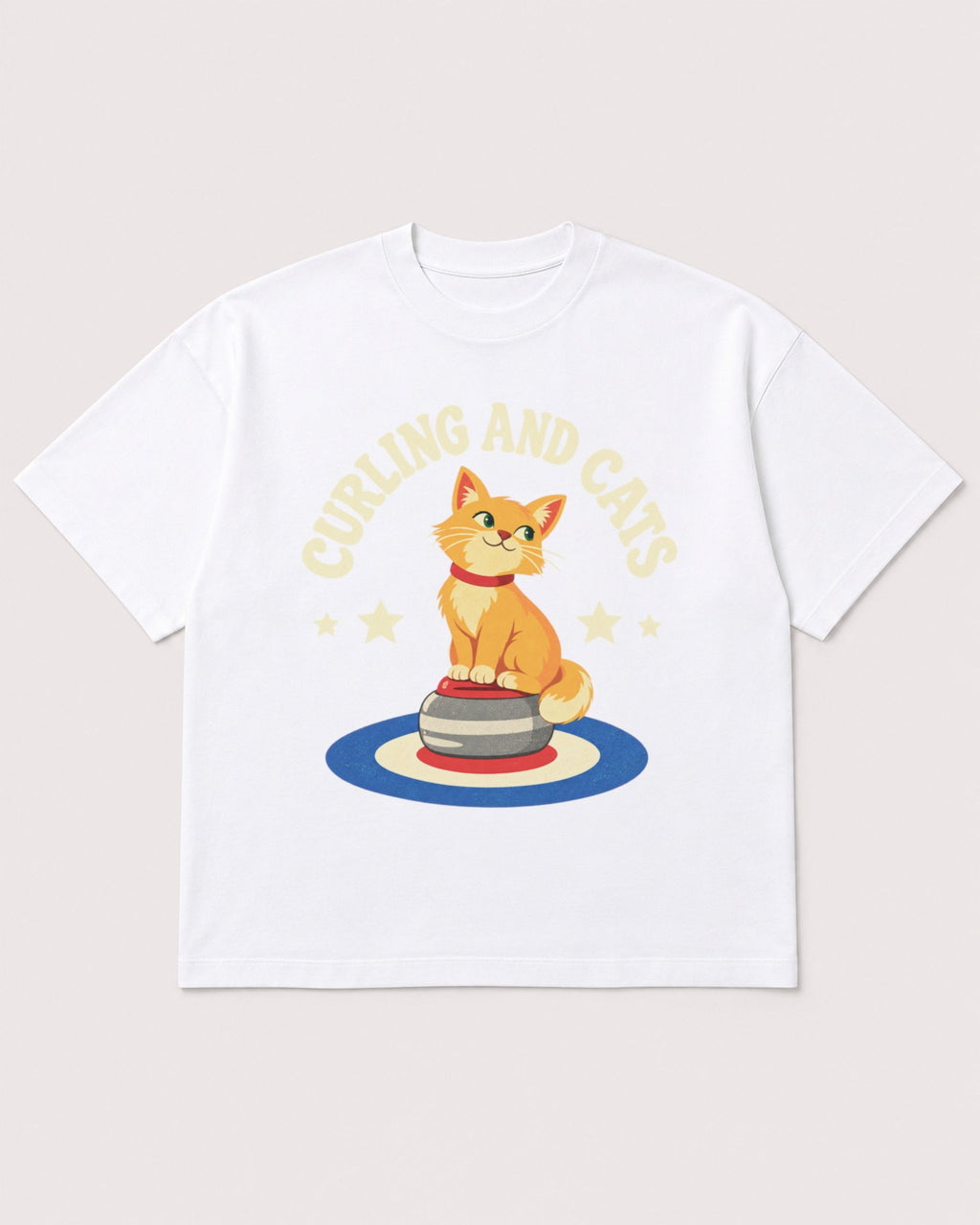 Mockup Boxy Heavyweight Tee White product
