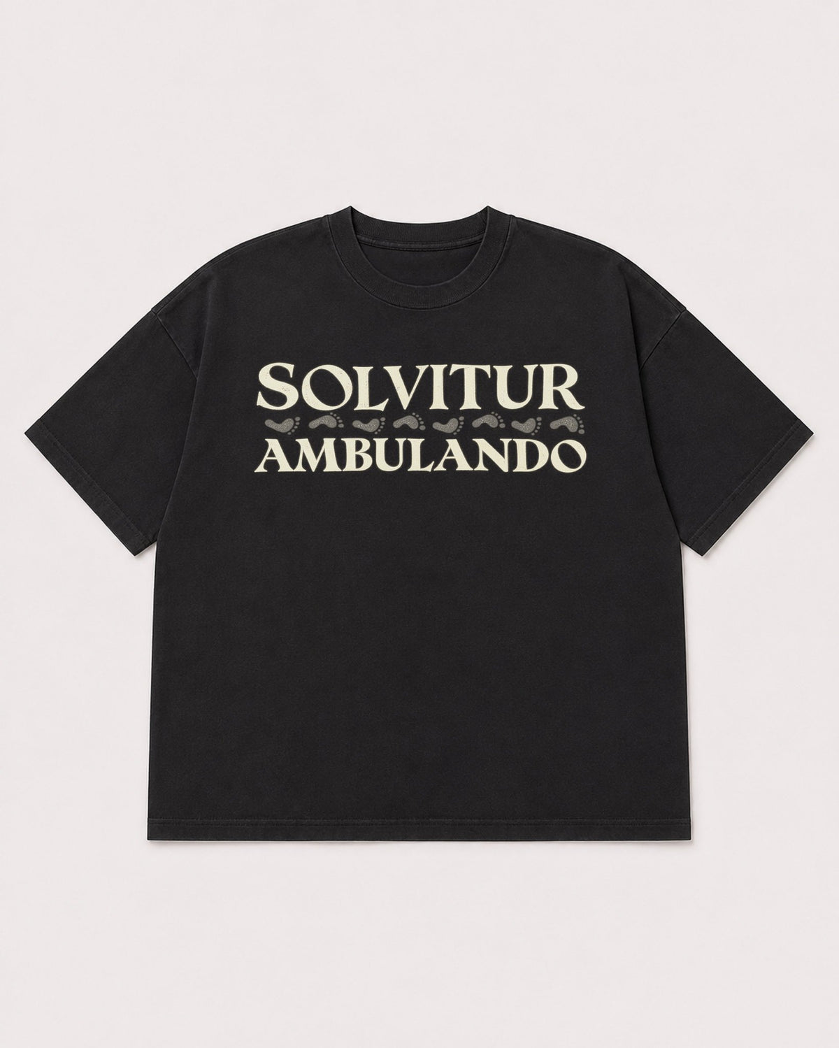 Mockup Boxy Heavyweight Tee Black product