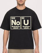 Mockup Boxy Heavyweight Tee Black male close-up 08