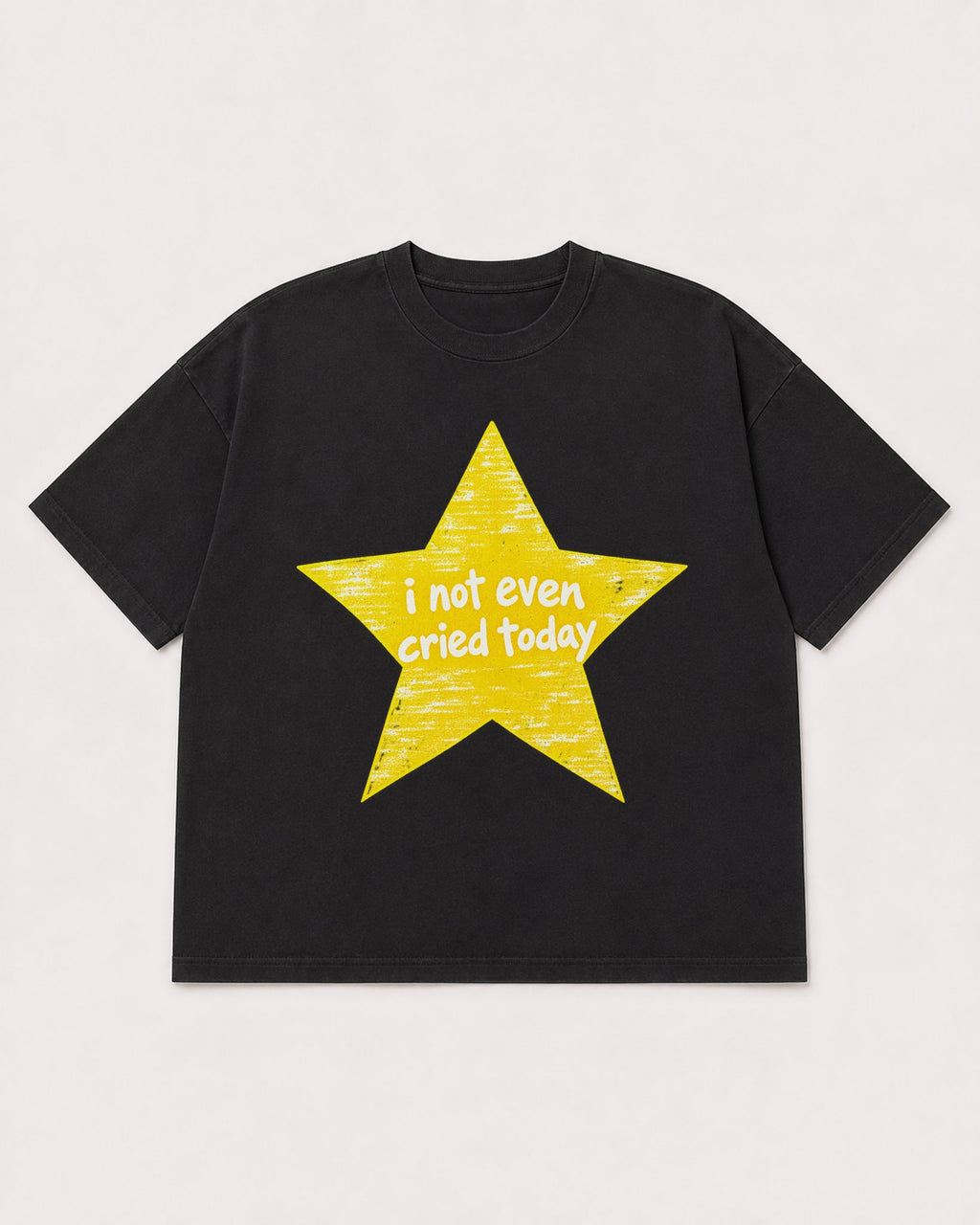 Mockup Boxy Heavyweight Tee Black product