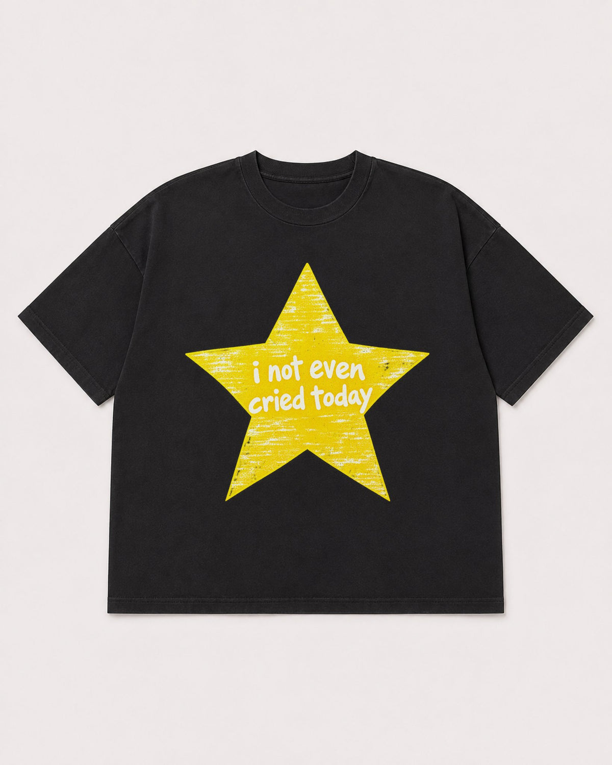 Mockup Boxy Heavyweight Tee Black product