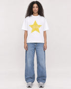 Mockup Boxy Heavyweight Tee White female full-body 10