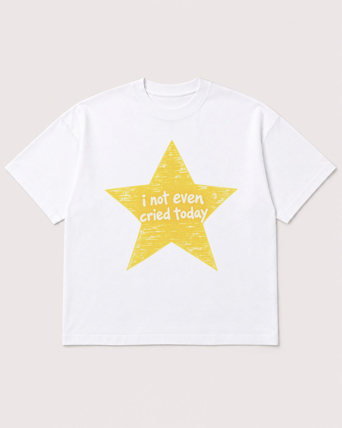 Mockup Boxy Heavyweight Tee White product