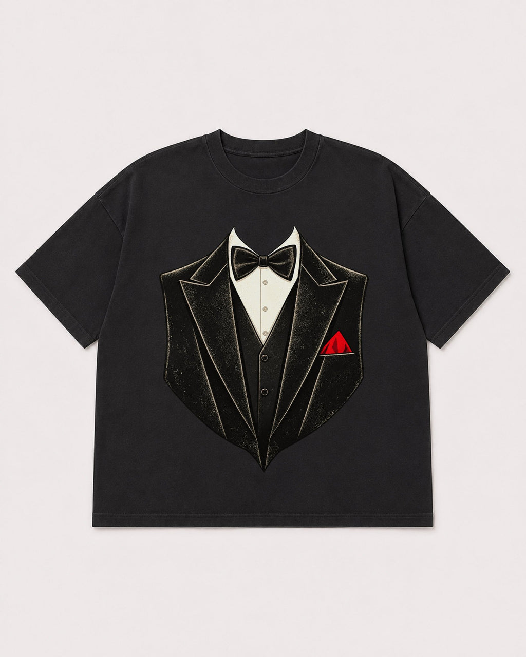 Mockup Boxy Heavyweight Tee Black product