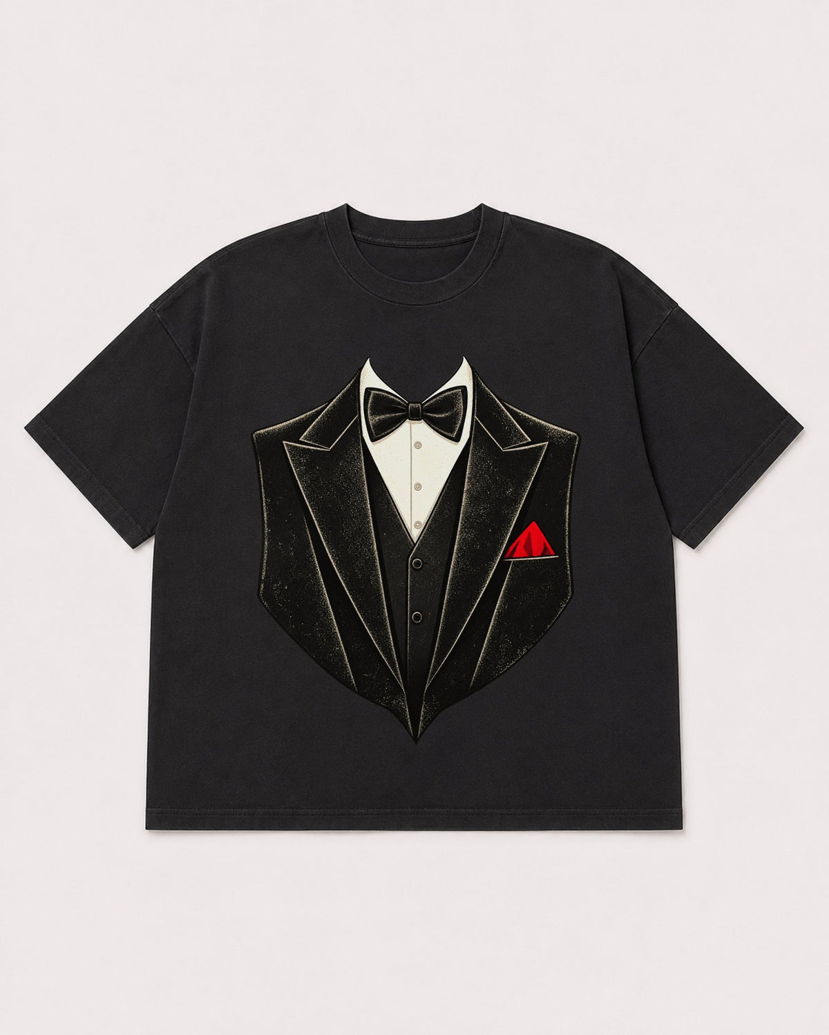 Mockup Boxy Heavyweight Tee Black product