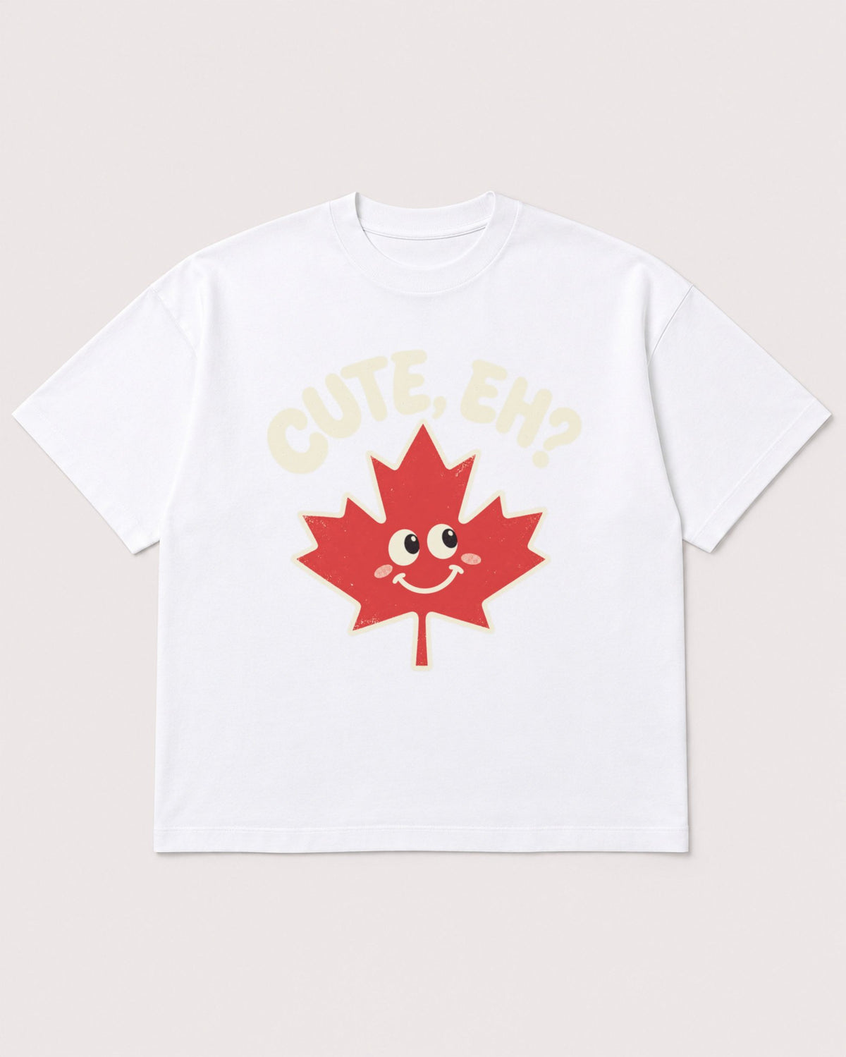 Mockup Boxy Heavyweight Tee White product