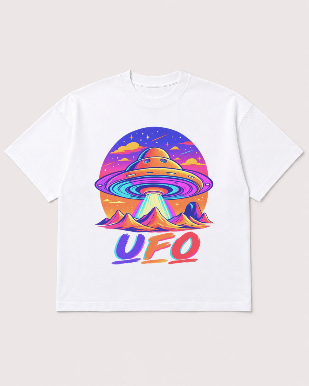 Mockup Boxy Heavyweight Tee White product