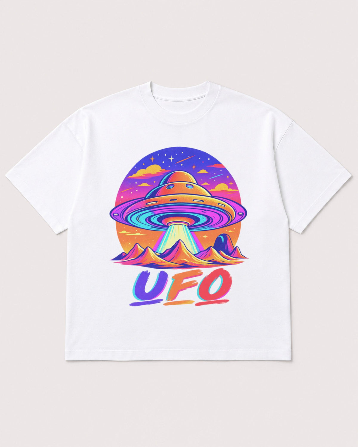 Mockup Boxy Heavyweight Tee White product