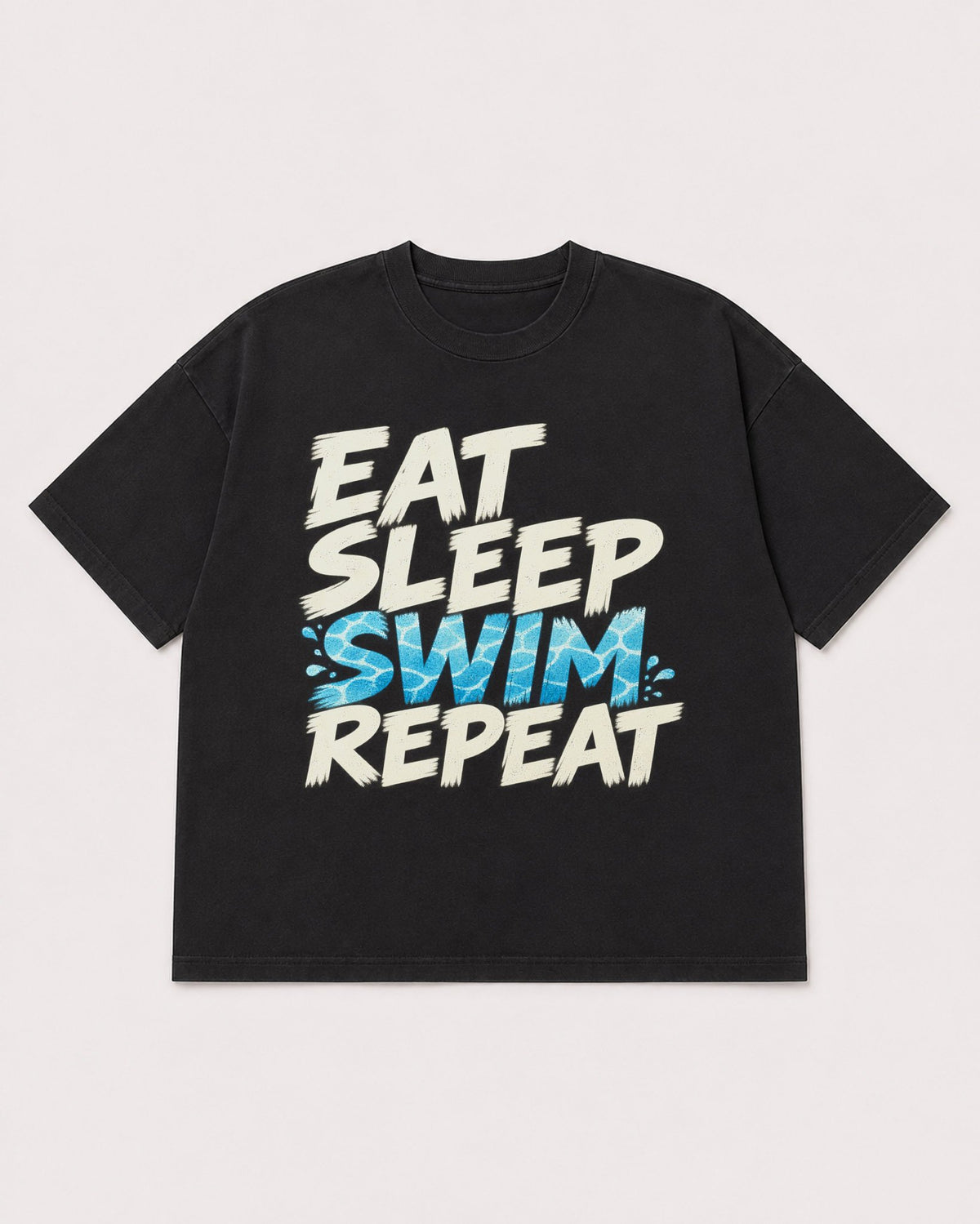 Mockup Boxy Heavyweight Tee Black product
