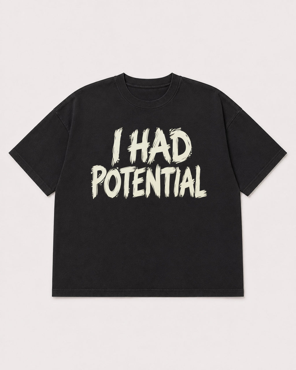 Mockup Boxy Heavyweight Tee Black product