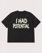 Mockup Boxy Heavyweight Tee Black product