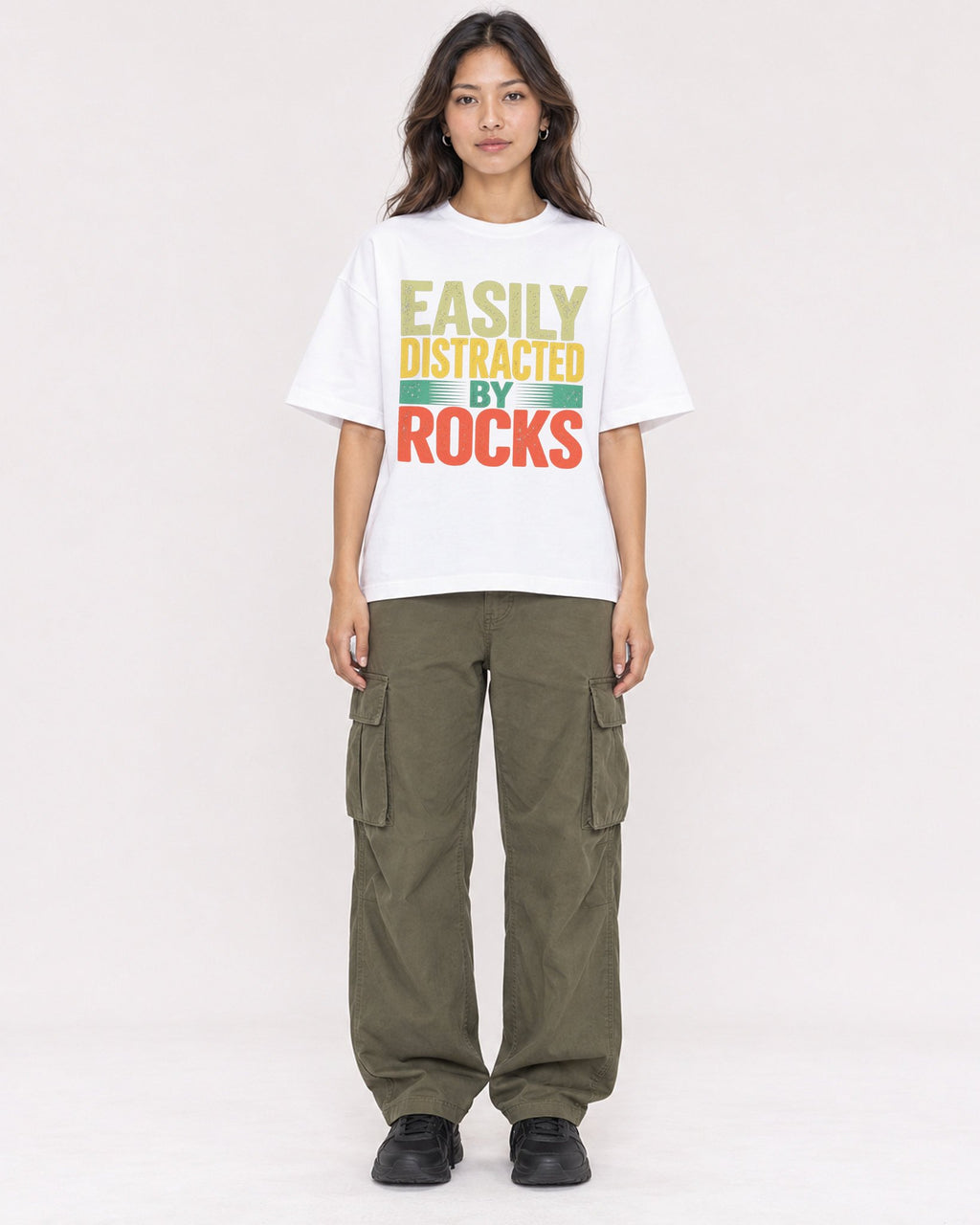 Mockup Boxy Heavyweight Tee White female full-body 02