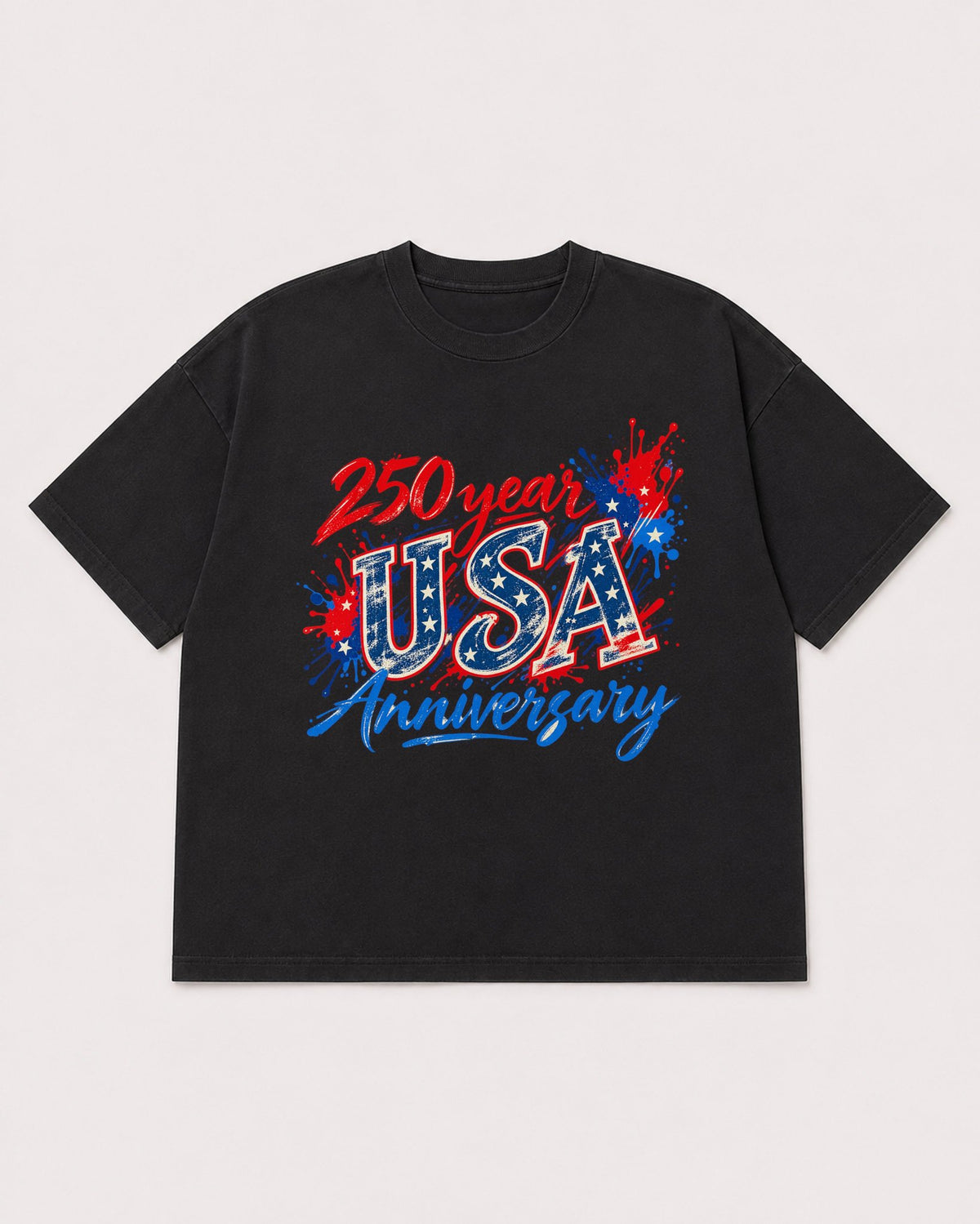 Mockup Boxy Heavyweight Tee Black product