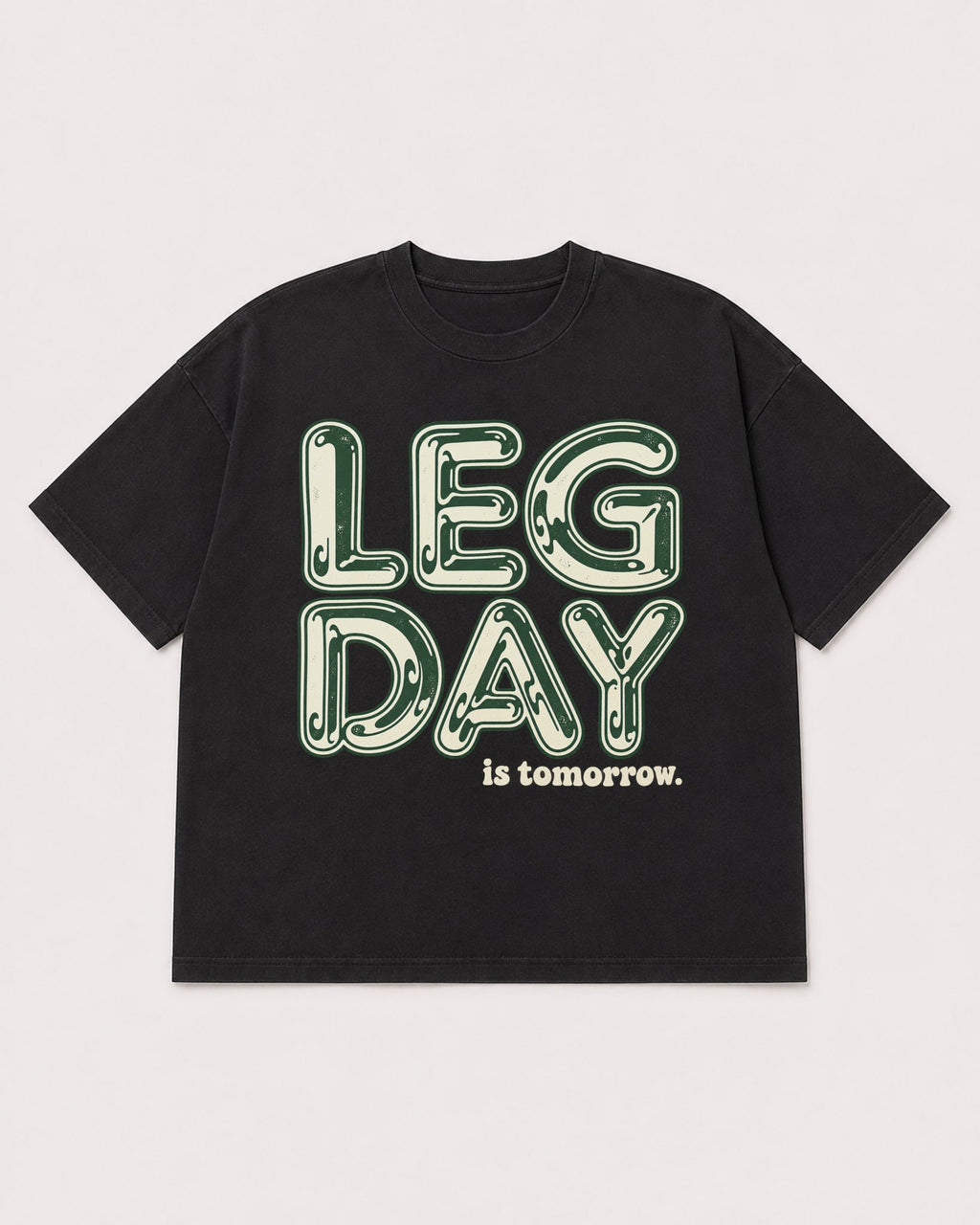 Mockup Boxy Heavyweight Tee Black product