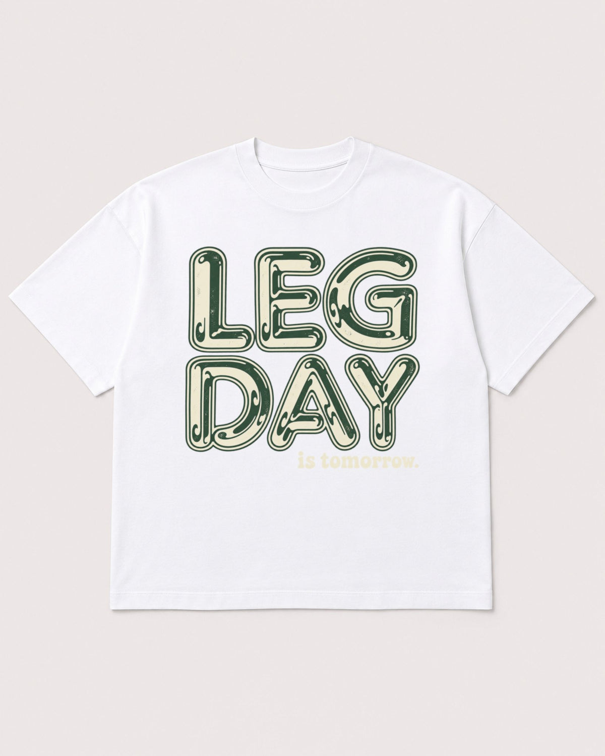 Mockup Boxy Heavyweight Tee White product