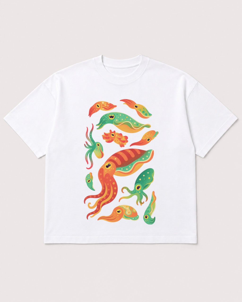 Mockup Boxy Heavyweight Tee White product