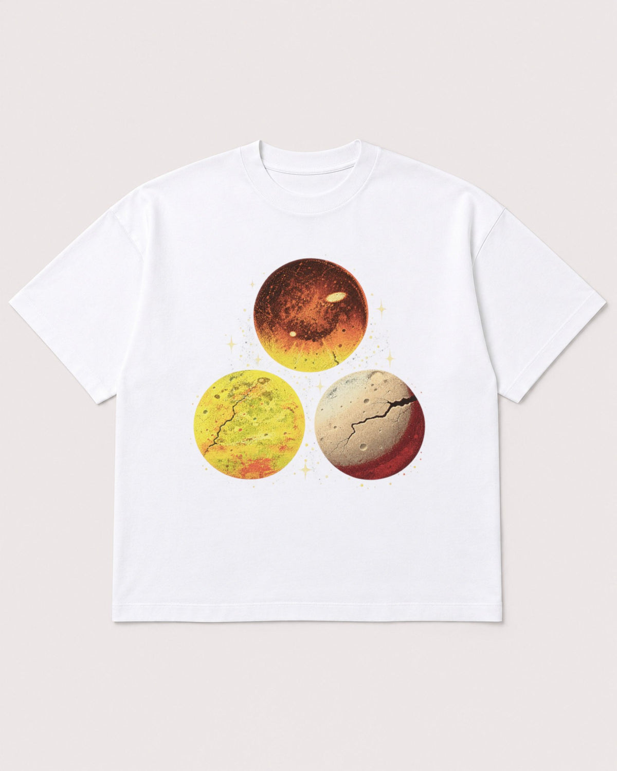 Mockup Boxy Heavyweight Tee White product