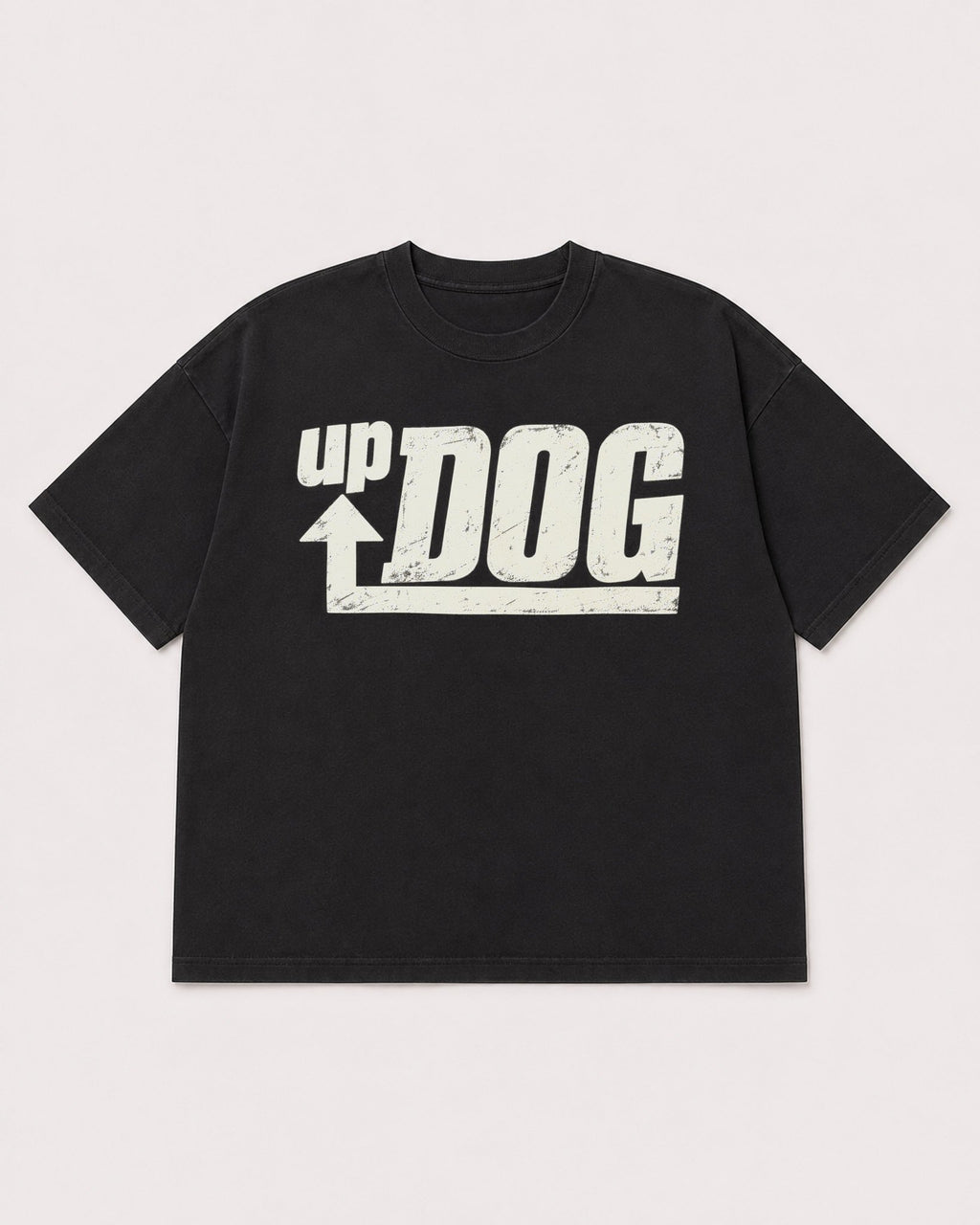 Mockup Boxy Heavyweight Tee Black product
