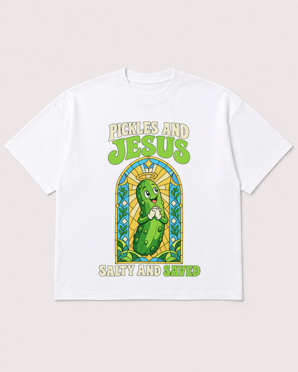 Mockup Boxy Heavyweight Tee White product