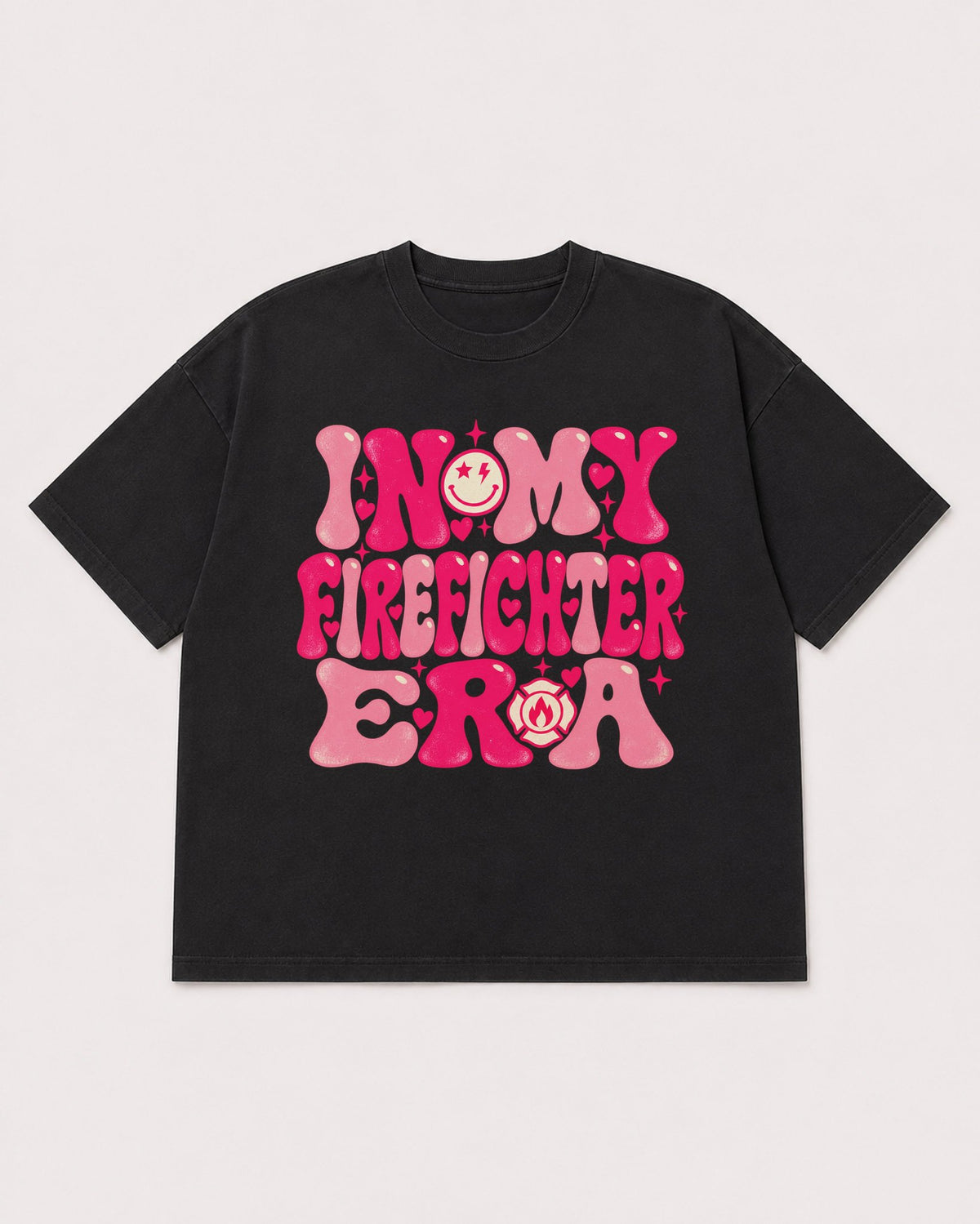 Mockup Boxy Heavyweight Tee Black product
