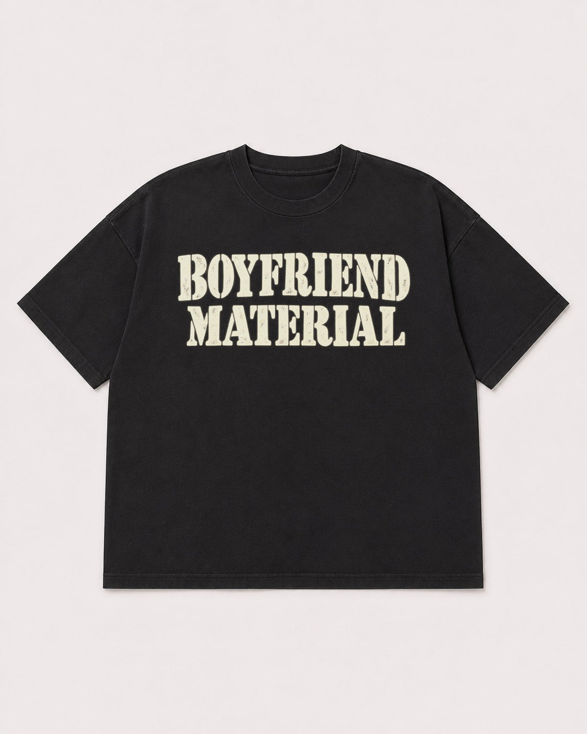 Mockup Boxy Heavyweight Tee Black product