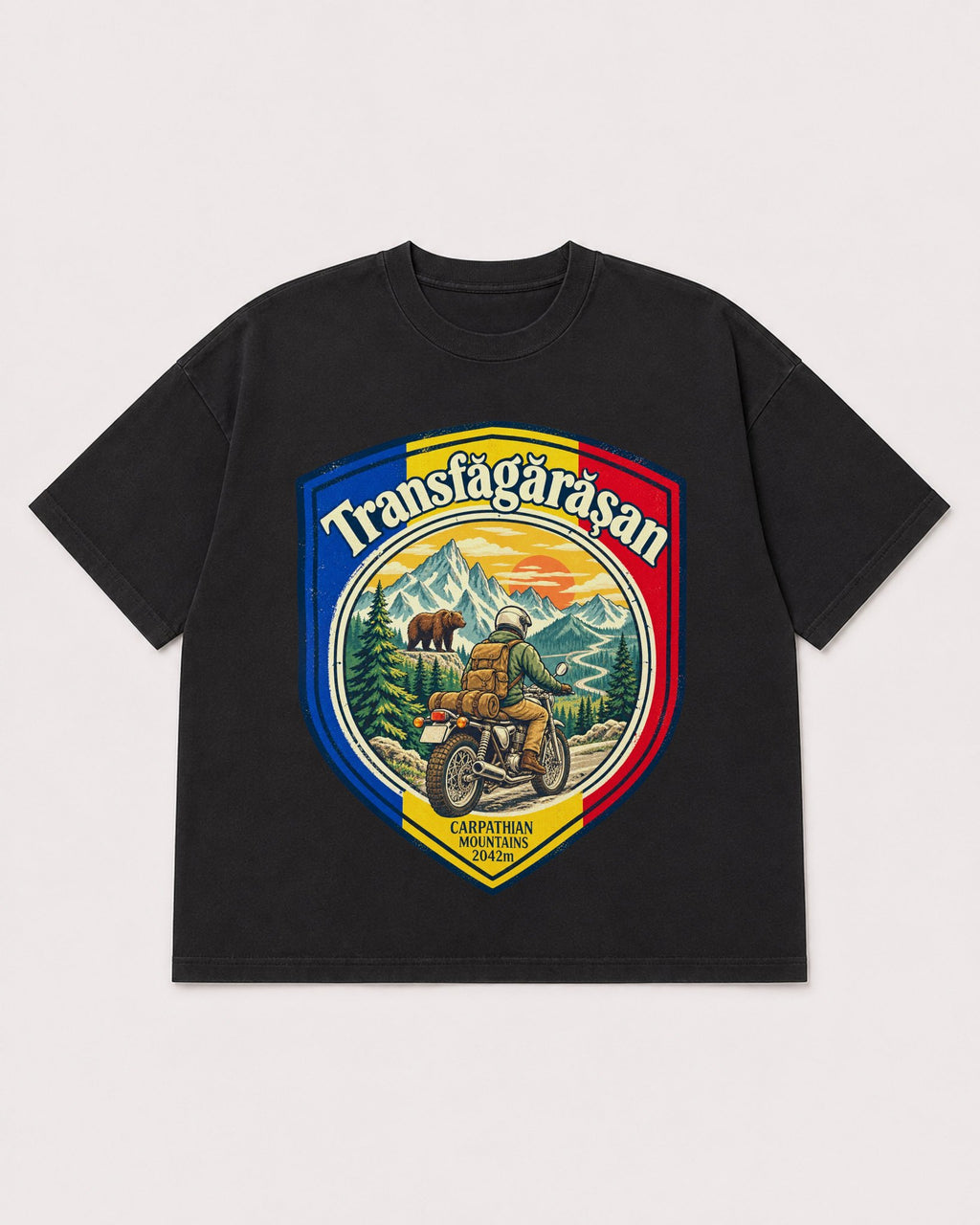 Mockup Boxy Heavyweight Tee Black product