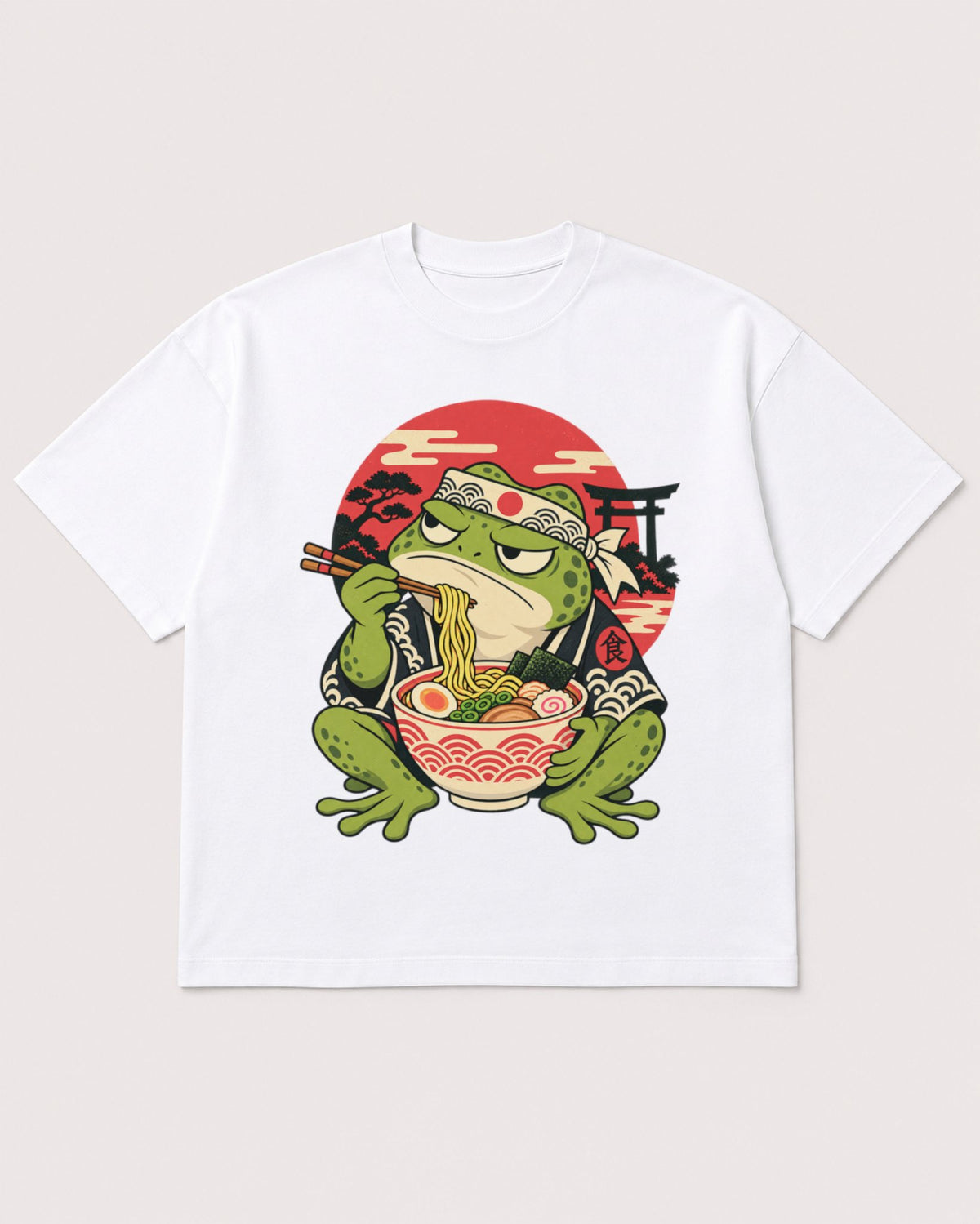Mockup Boxy Heavyweight Tee White product