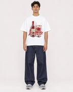 Mockup Boxy Heavyweight Tee White male full-body 16