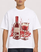 Mockup Boxy Heavyweight Tee White male close-up 16