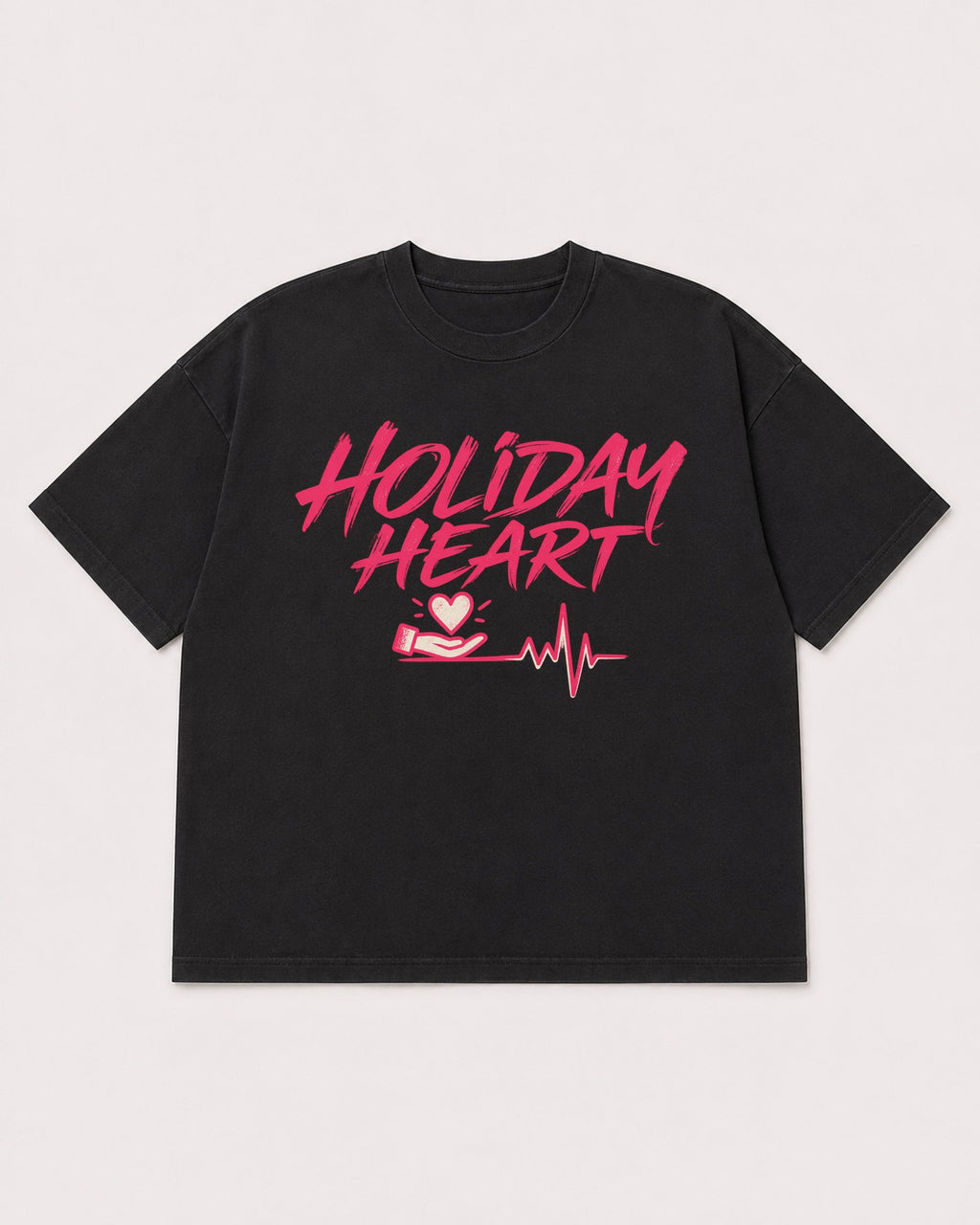 Mockup Boxy Heavyweight Tee Black product