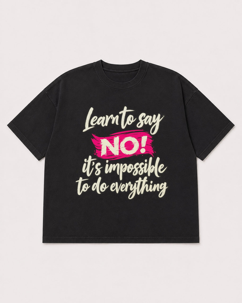 Mockup Boxy Heavyweight Tee Black product