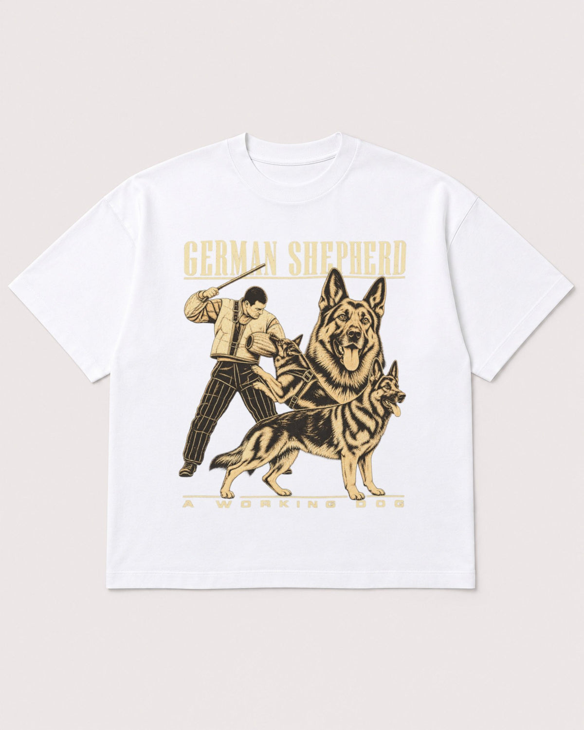 Mockup Boxy Heavyweight Tee White product