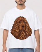 Mockup Boxy Heavyweight Tee White male close-up 02