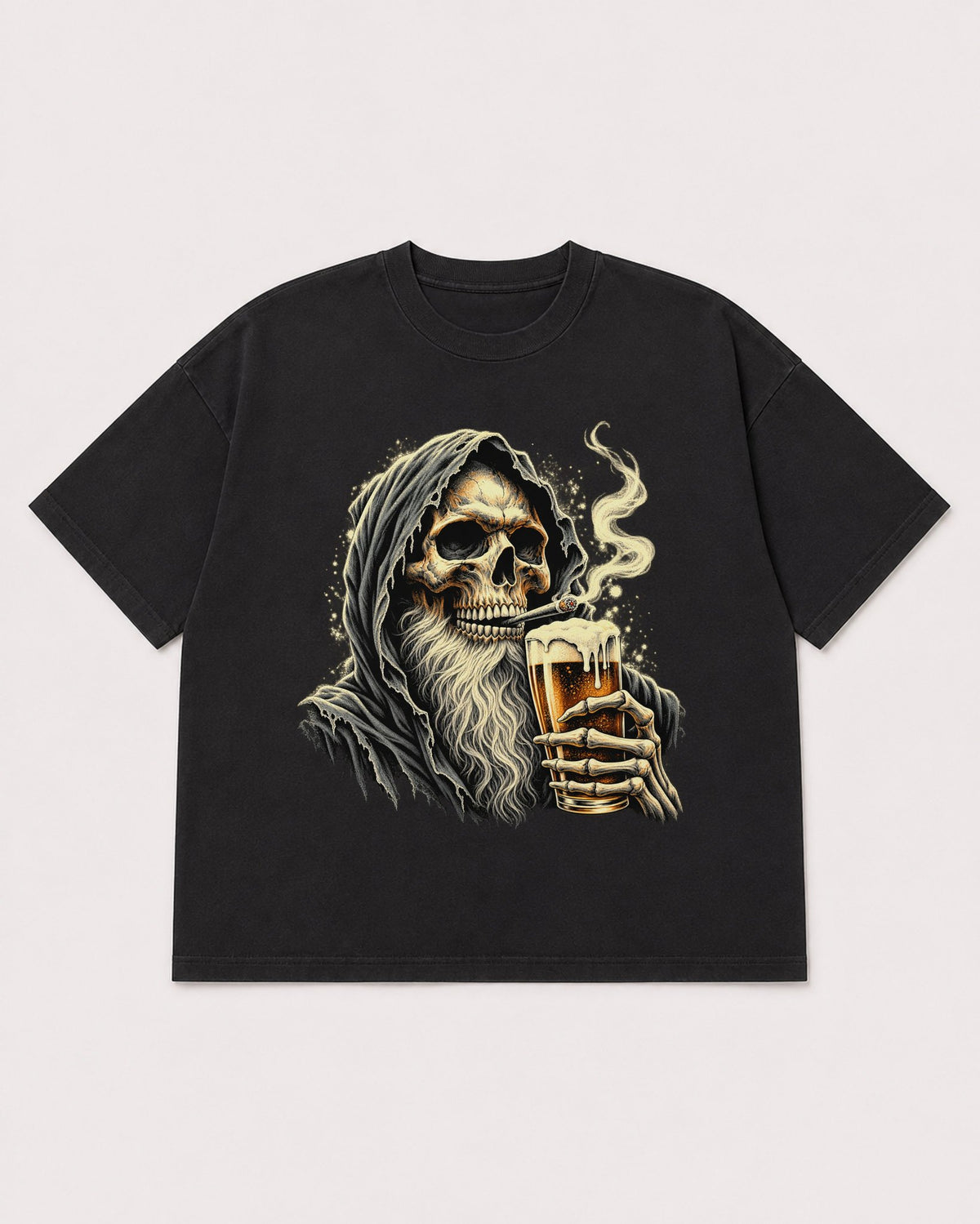 Mockup Boxy Heavyweight Tee Black product