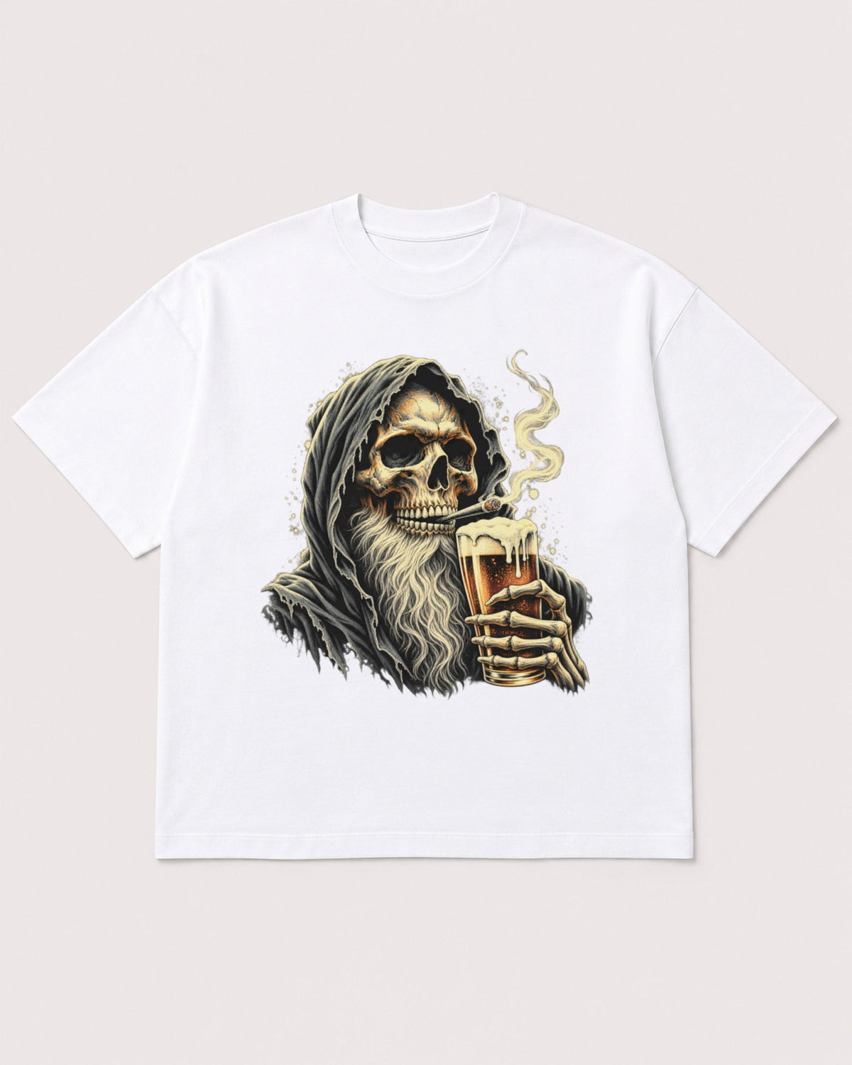 Mockup Boxy Heavyweight Tee White product
