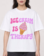 Mockup Boxy Heavyweight Tee White female close-up 03