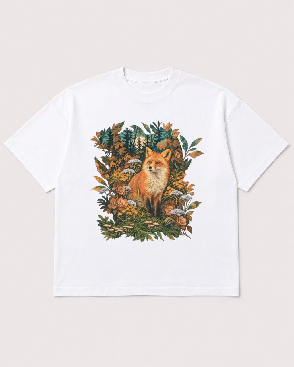 Mockup Boxy Heavyweight Tee White product