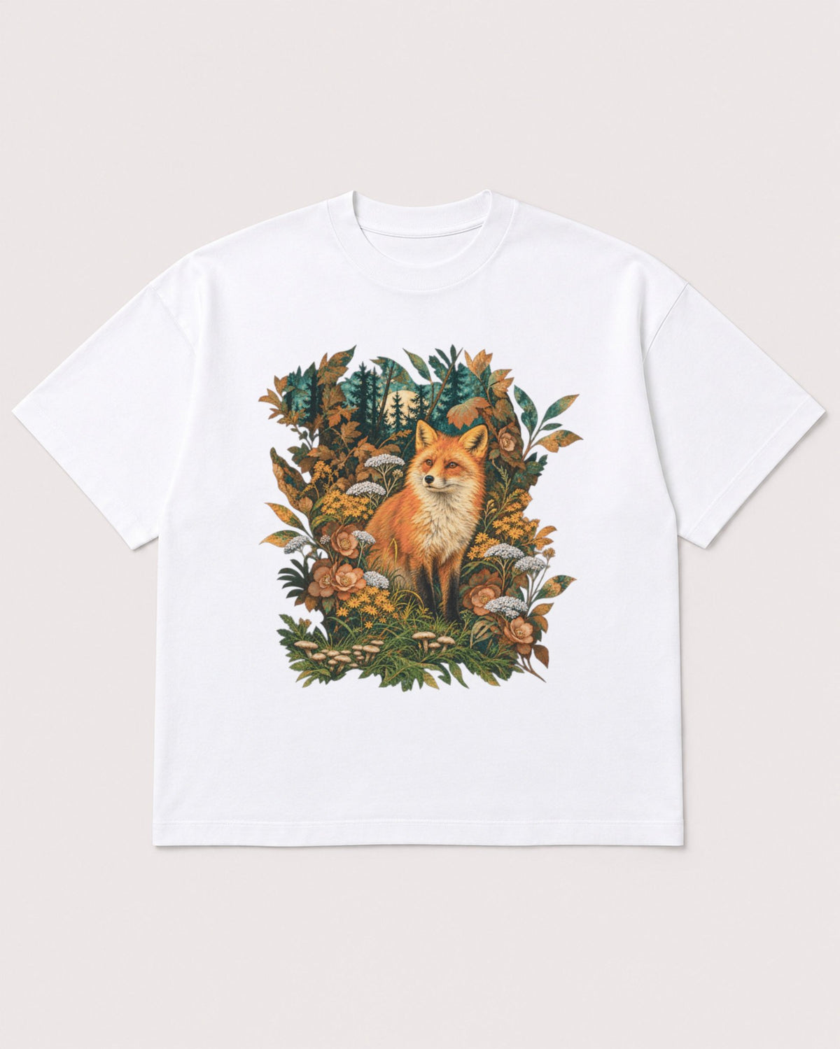 Mockup Boxy Heavyweight Tee White product