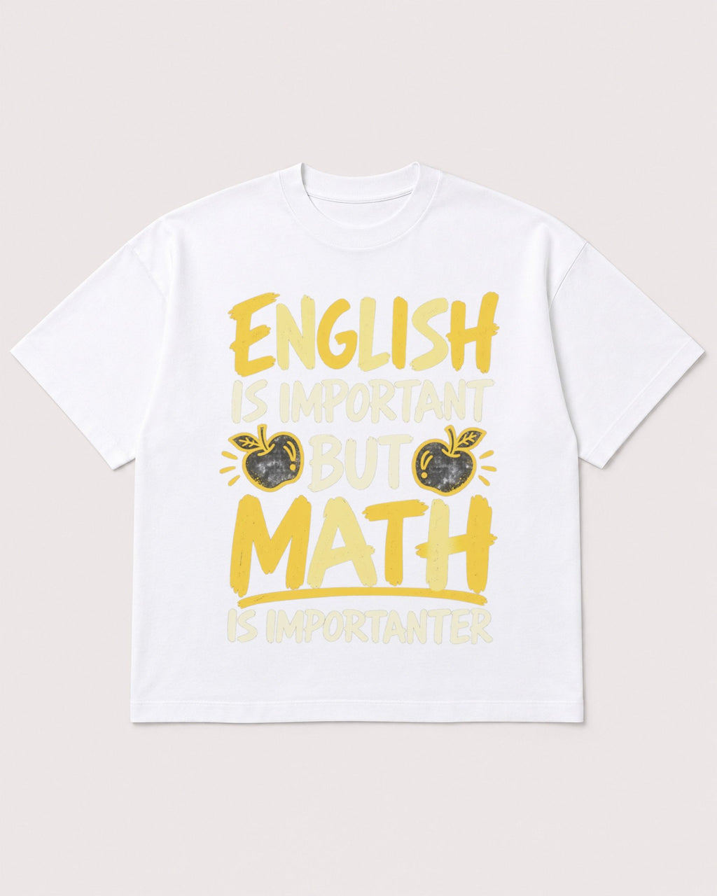 Mockup Boxy Heavyweight Tee White product