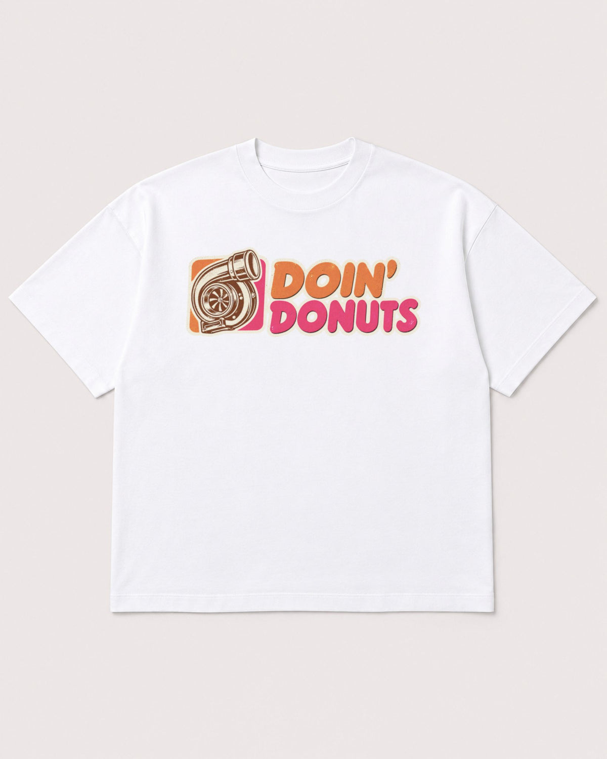 Mockup Boxy Heavyweight Tee White product