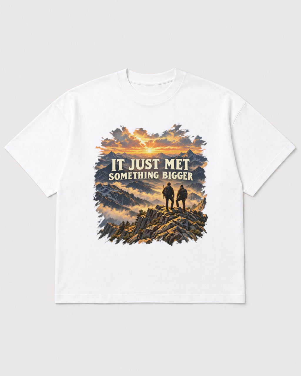 Mockup Boxy Heavyweight Tee White product