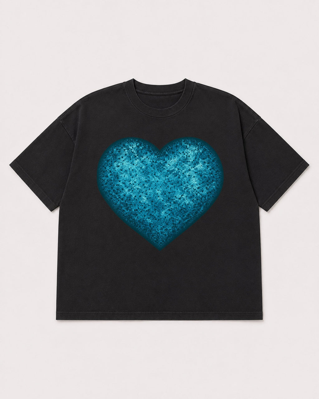 Mockup Boxy Heavyweight Tee Black product
