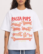 Mockup Boxy Heavyweight Tee White female close-up 06