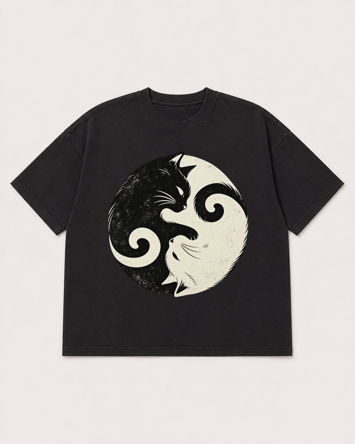 Mockup Boxy Heavyweight Tee Black product