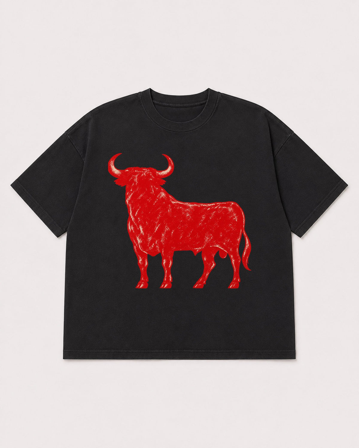 Mockup Boxy Heavyweight Tee Black product