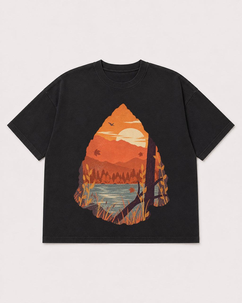 Mockup Boxy Heavyweight Tee Black product