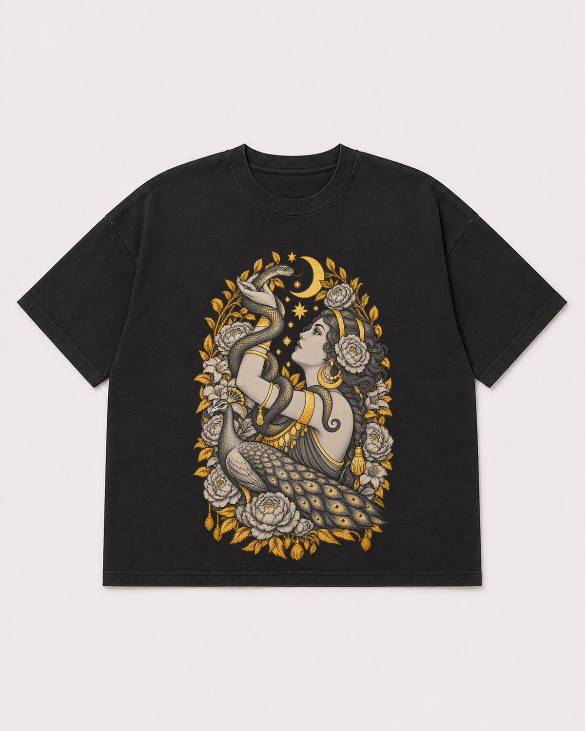 Mockup Boxy Heavyweight Tee Black product