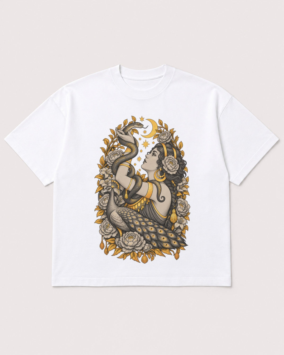 Mockup Boxy Heavyweight Tee White product